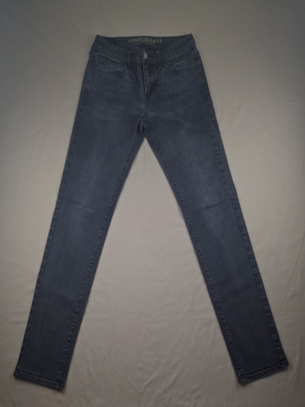 American Eagle 30x32 Black Skinny Jeans Mens Extreme Flex